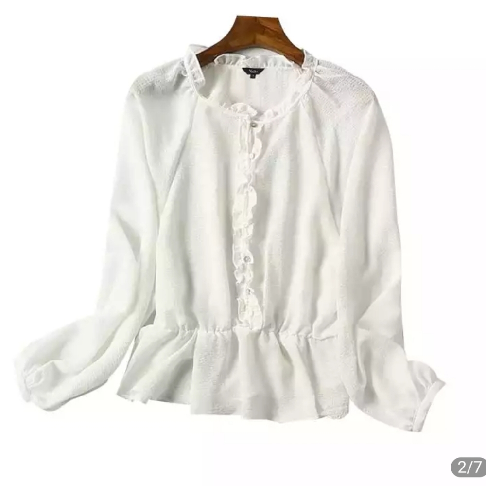 NWT white Zara blouse